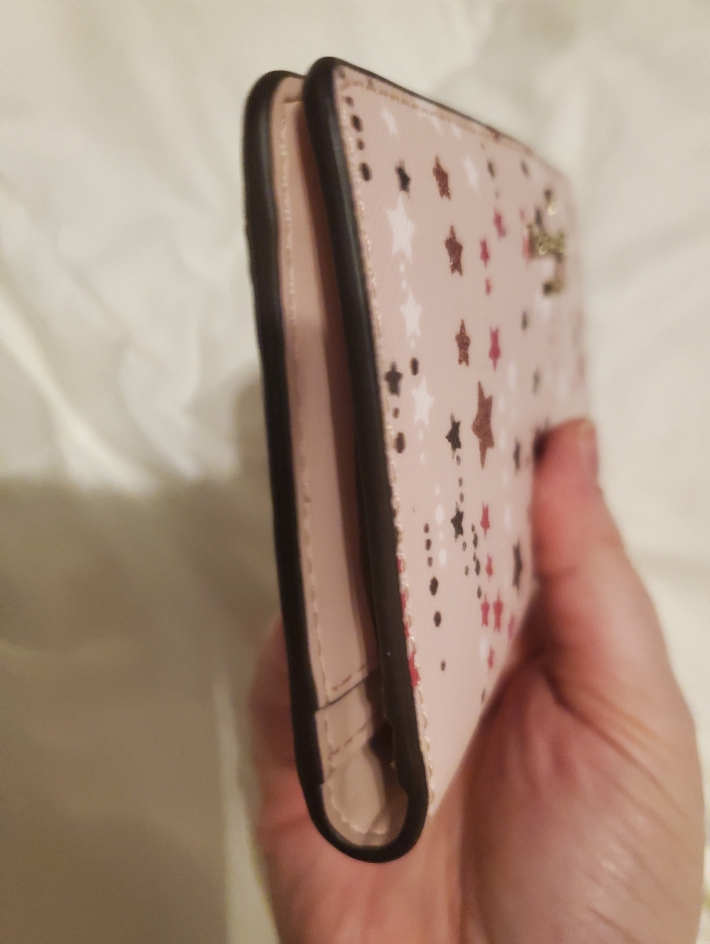 kate spade pale pink star-print kids wallet - Picture 7 of 10